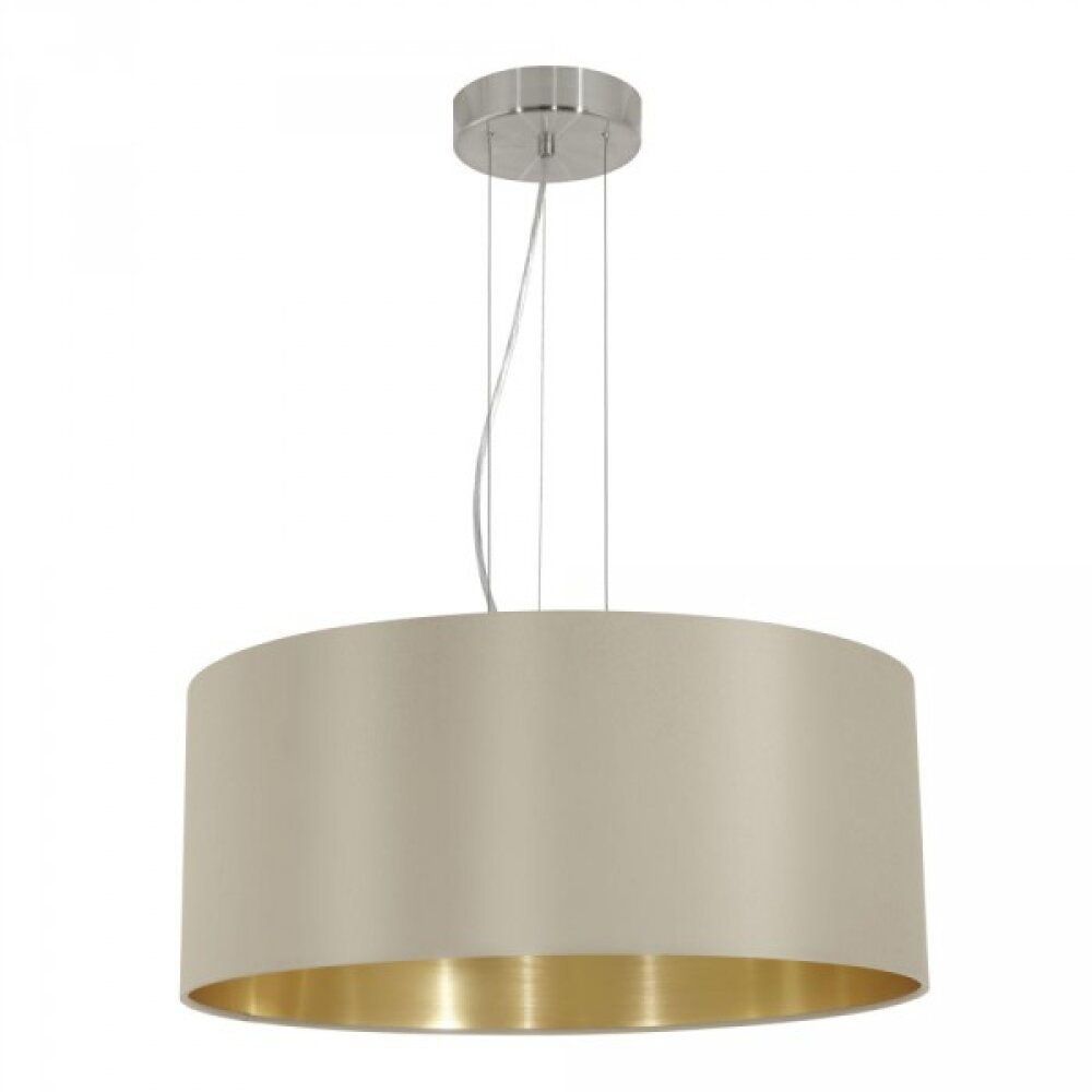 Eglo MASERLO Lampadario a sospensione Nichel opaco, 3-Luci main product photo