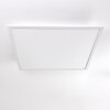 Salmi Plafoniera LED Alluminio, Bianco, 1-Luce, Telecomando