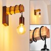 Barbengo Applique Marrone, Nero, 1-Luce