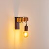 Barbengo Applique Marrone, Nero, 1-Luce