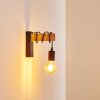 Barbengo Applique Marrone, Nero, 1-Luce