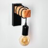 Barbengo Applique Marrone, Nero, 1-Luce