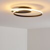 Leksund Plafoniera LED Nero, 1-Luce