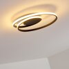 Leksund Plafoniera LED Nero, 1-Luce