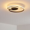 Leksund Plafoniera LED Nero, 1-Luce