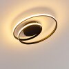 Leksund Plafoniera LED Nero, 1-Luce