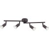 Globo Plafoniera LED Ruggine, 4-Luci