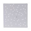 Leuchten Direkt Ls-STARS Plafoniera LED Bianco, 1-Luce, Telecomando, Cambia colore