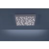 Leuchten Direkt Ls-STARS Plafoniera LED Bianco, 1-Luce, Telecomando, Cambia colore