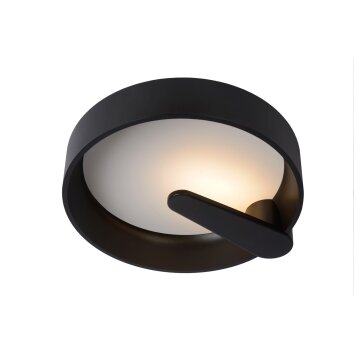 Lucide MIAMI Plafoniera LED Nero, 1-Luce