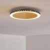 Aitrach Plafoniera LED Oro, 1-Luce