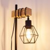 Barbengo Lampada da Tavolo Legno chiaro, Nero, 1-Luce