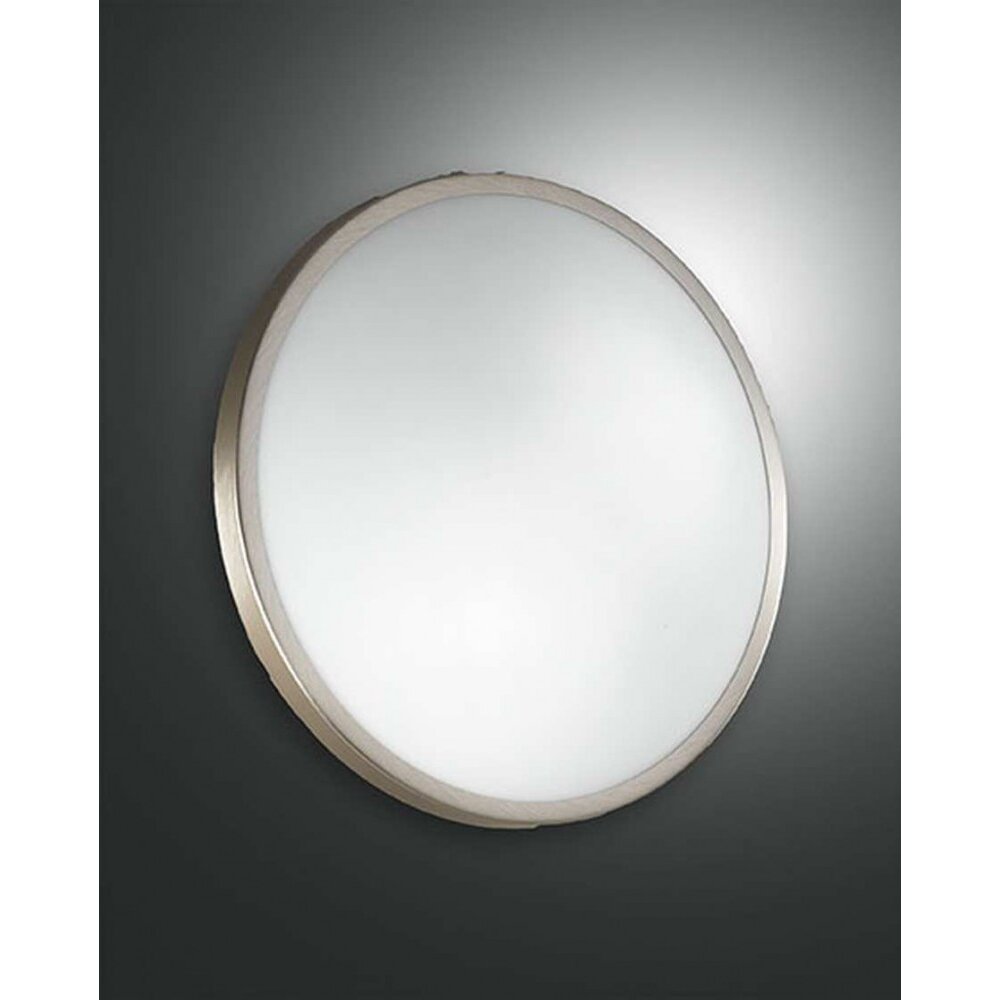 Fabas Luce PLAZA Plafoniera Nichel opaco, 2-Luci main product photo