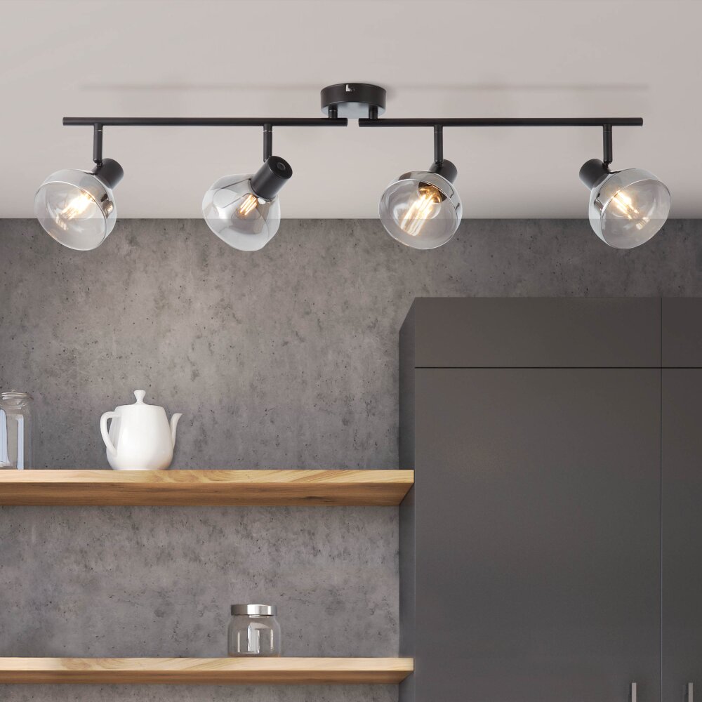Faretto Brilliant Reflekt Nero, 4-Luci main product photo