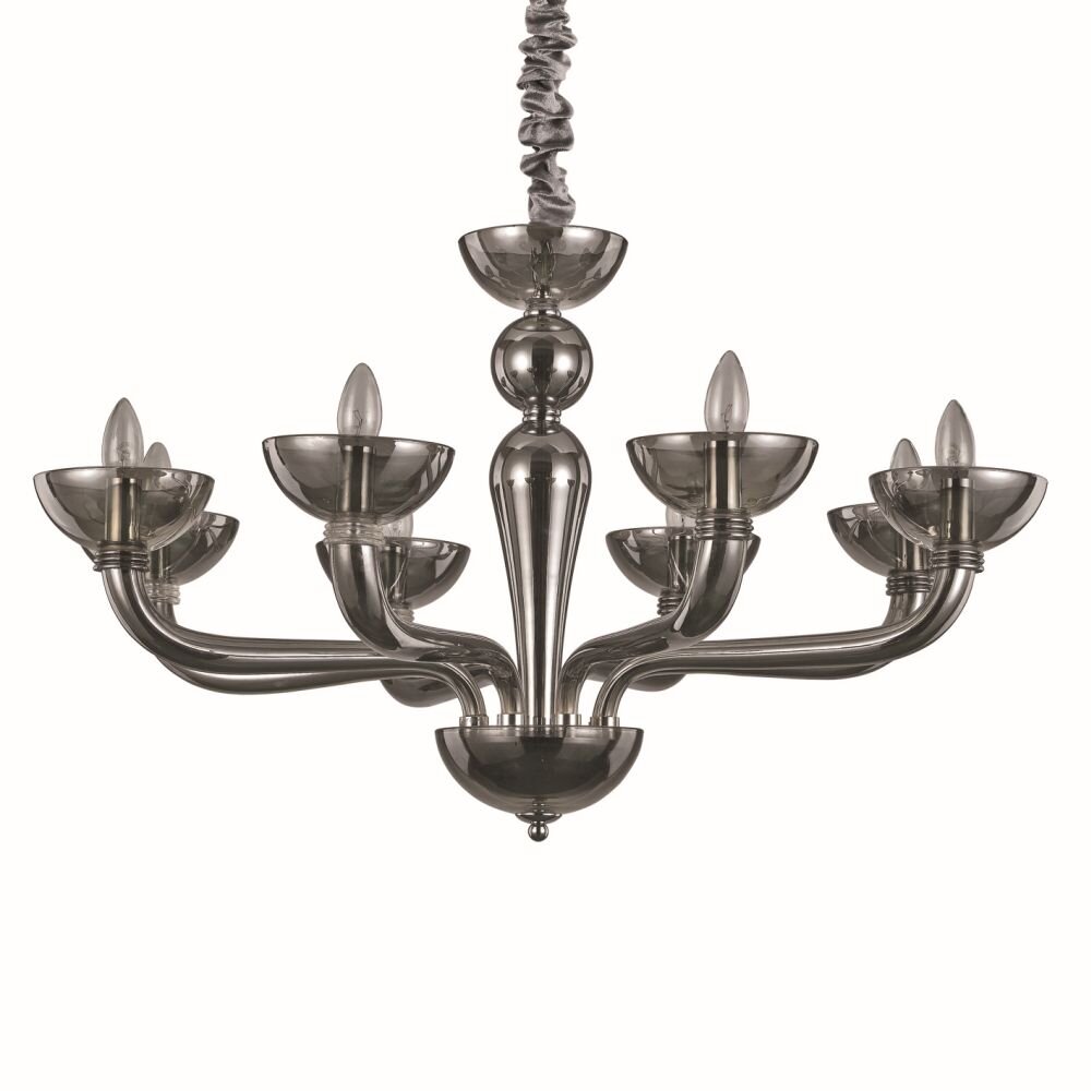 Ideal Lux CASANOVA Lampadario a sospensione Cromo, 8-Luci main product photo