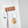 Barbengo Applique Marrone, Bianco, 1-Luce