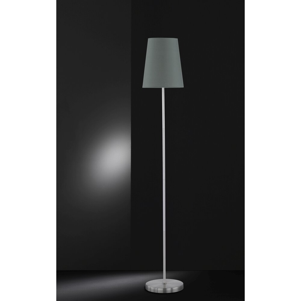 Wofi FYNN Lampada da terra Grigio, 1-Luce