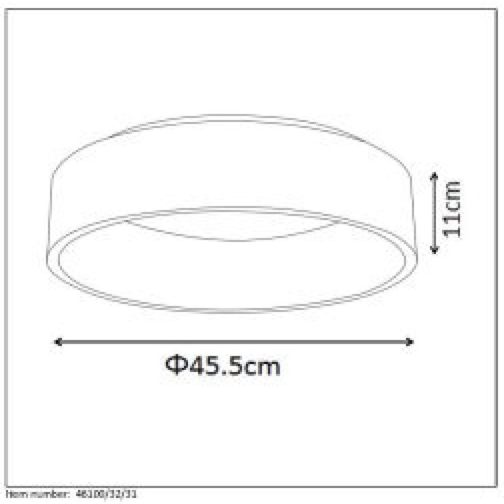 Lucide TALOWE Plafoniera LED Bianco, 1-Luce