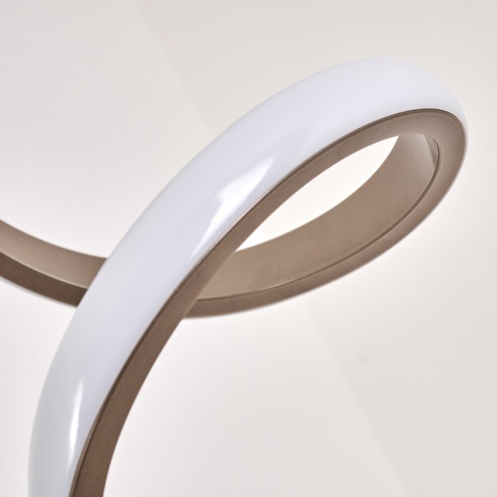 Pitasch Lampada da terra LED Nichel opaco, 1-Luce