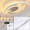 Leksund Plafoniera LED Argento, 1-Luce