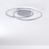 Leksund Plafoniera LED Argento, 1-Luce