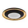 Eglo CANICOSA 2 Applique e plafoniera LED Oro, Nero, 1-Luce