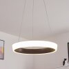 Mackay Plafoniera LED Antracite, Bianco, 1-Luce, Telecomando