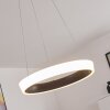 Mackay Plafoniera LED Antracite, Bianco, 1-Luce, Telecomando
