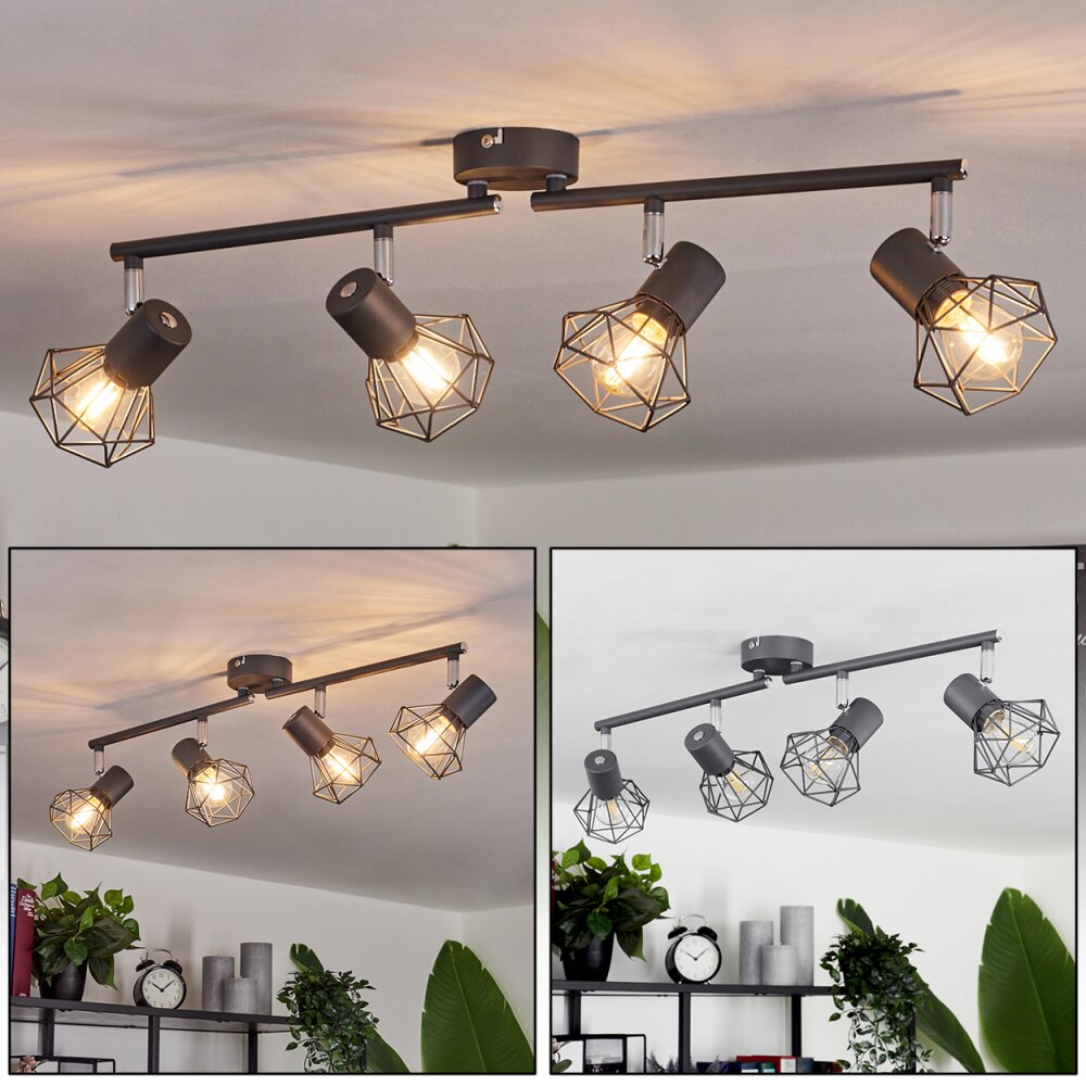 Gullspang Plafoniera Antracite, 4-Luci main product photo