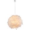 Globo Katunga Lampada a Sospensione Bianco, 1-Luce