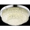 Globo Cake Plafoniera LED Cromo, 1-Luce