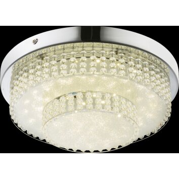 Globo Cake Plafoniera LED Cromo, 1-Luce