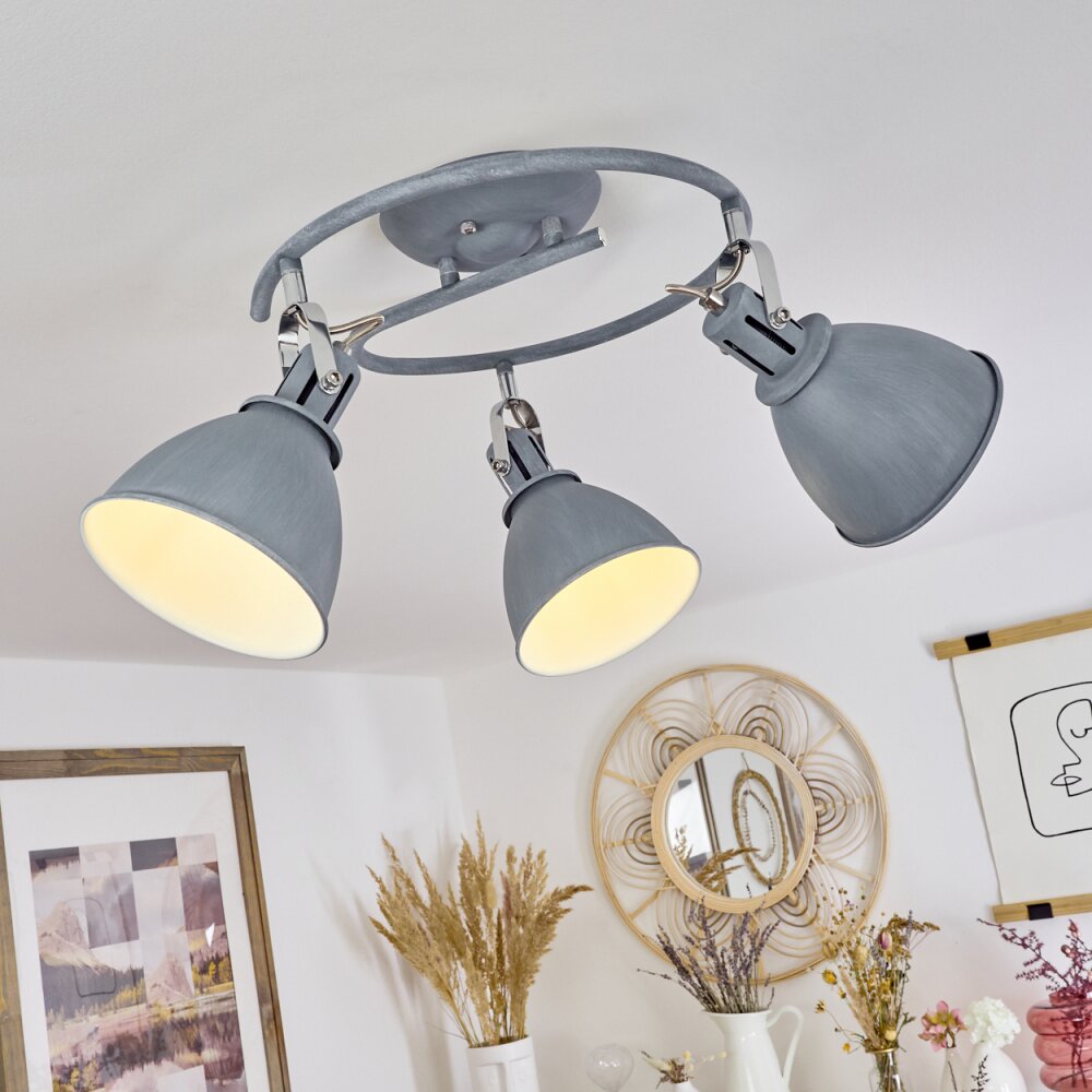 Koppom Plafoniera Blu, Grigio, 3-Luci main product photo