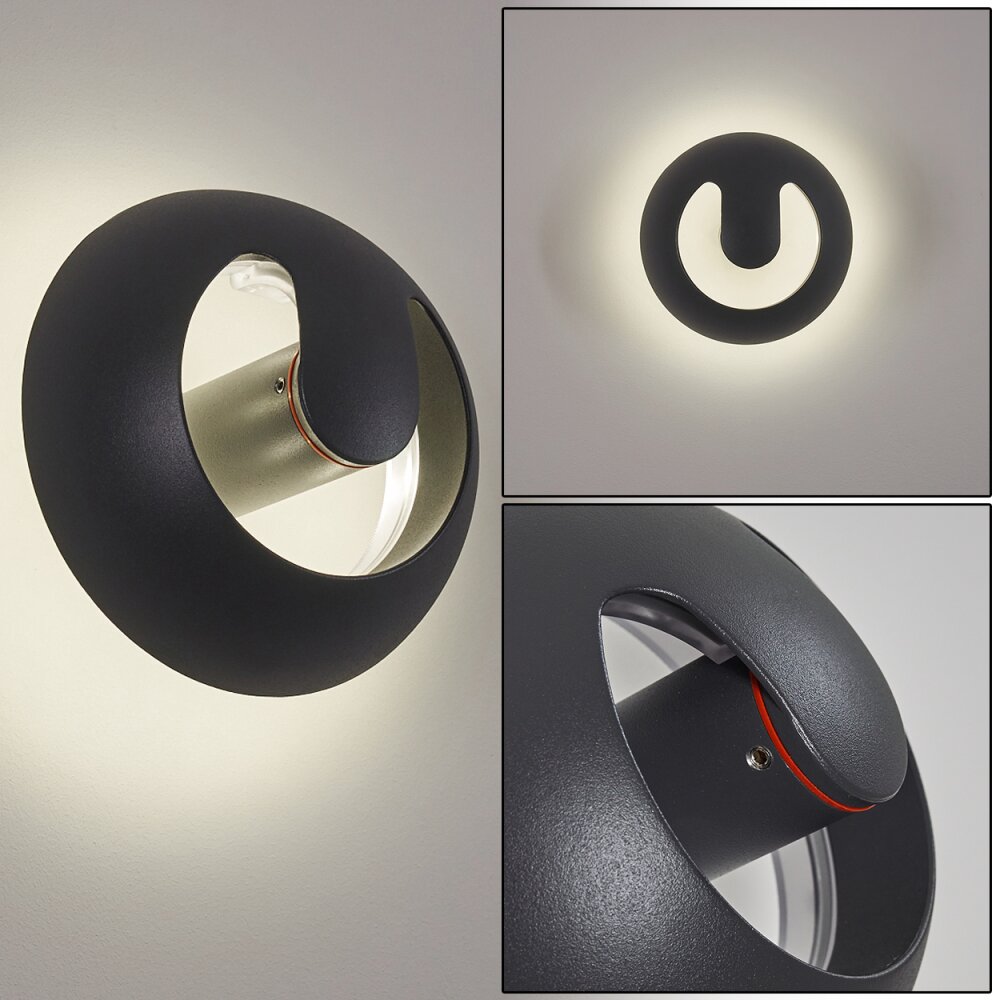 Nyborg Applique da esterno LED Antracite, 1-Luce main product photo