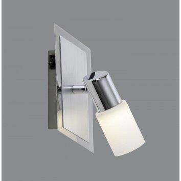 Trio 8214 Applique LED Alluminio, Cromo, Acciaio inox, 1-Luce