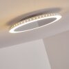 Aitrach Plafoniera LED Argento, 1-Luce