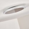 Aitrach Plafoniera LED Argento, 1-Luce