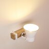 Oksbol Applique Legno scuro, Bianco, 1-Luce Oksbol Applique Legno scuro, Bianco, 1-Luce