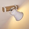 Oksbol Applique Legno scuro, Bianco, 1-Luce Oksbol Applique Legno scuro, Bianco, 1-Luce