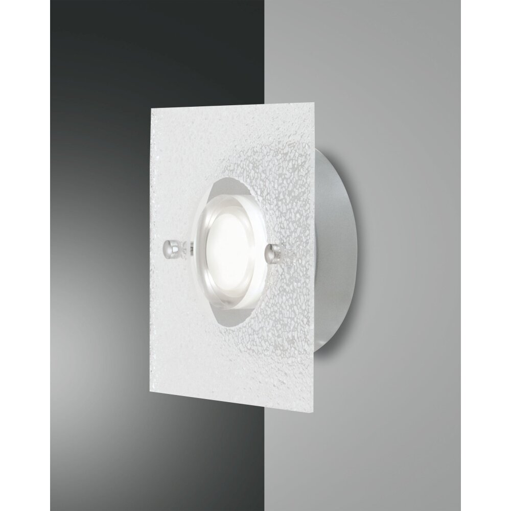 Fabas Luce Bali Applique LED Argento, 1-Luce main product photo