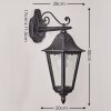 Lignac Applique da esterno Nero, 1-Luce