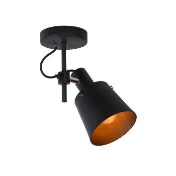 Lucide QUINNY Faretto da soffitto Nero, 1-Luce