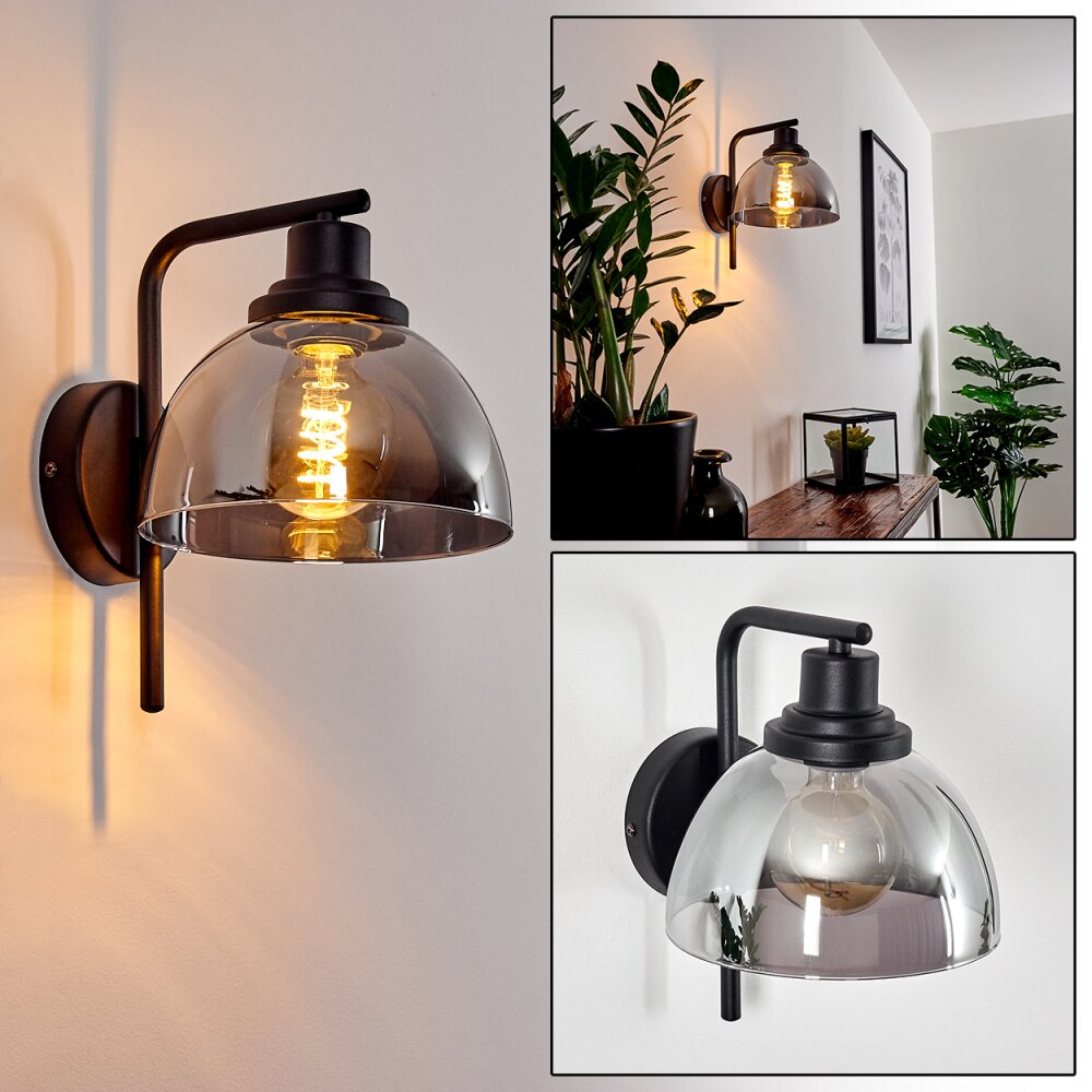 Morzine Applique Nero, 1-Luce main product photo