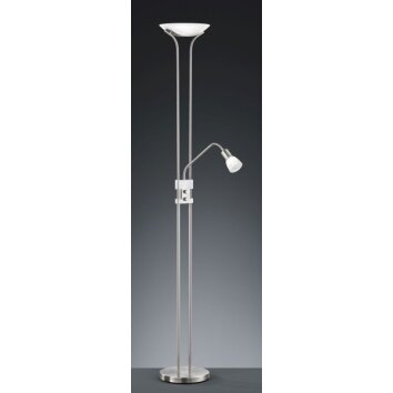 Trio 4219 Lampada da terra LED Nichel opaco, 4-Luci