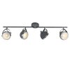 Brilliant Rider Faretto da soffitto Grigio, 4-Luci