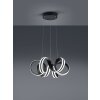 Lampada a Sospensione Trio Leuchten CARRERA LED Nero, 1-Luce