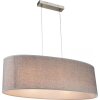 Globo Lampadario a sospensione Nichel opaco, 3-Luci