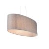 Globo Lampadario a sospensione Nichel opaco, 3-Luci