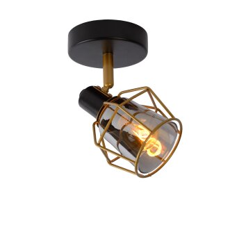 Faretto da soffitto Lucide NILA Nero, 1-Luce