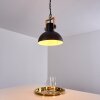 Chetco Lampadario a sospensione Legno chiaro, Nero, 1-Luce